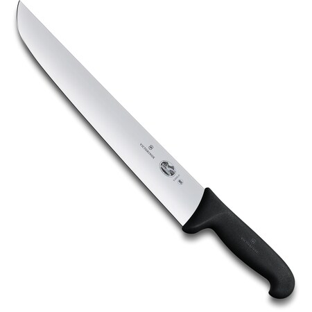 Swiss Army Brands 40558 Kitchen Fibrox Pro Black Slicing - Straight, 12In Churrasco Blade, 2In Width At Handle VIC-5.5203.31